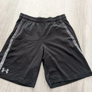 Mens Under Armour Training Short - Black Gray - Size M
